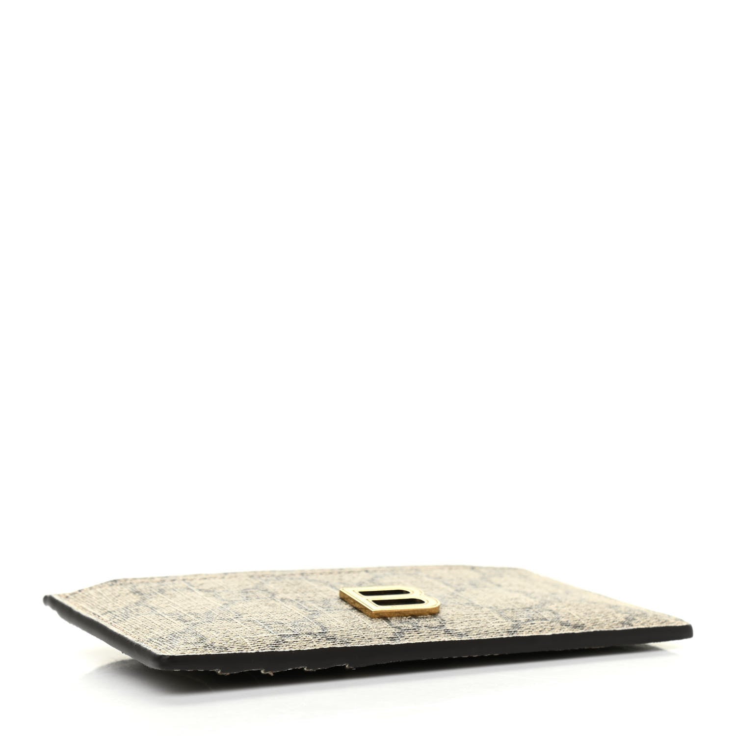 Gucci X BALENCIAGA GG Supreme Monogram Zip Card Case Beige Ebony 4 of 6