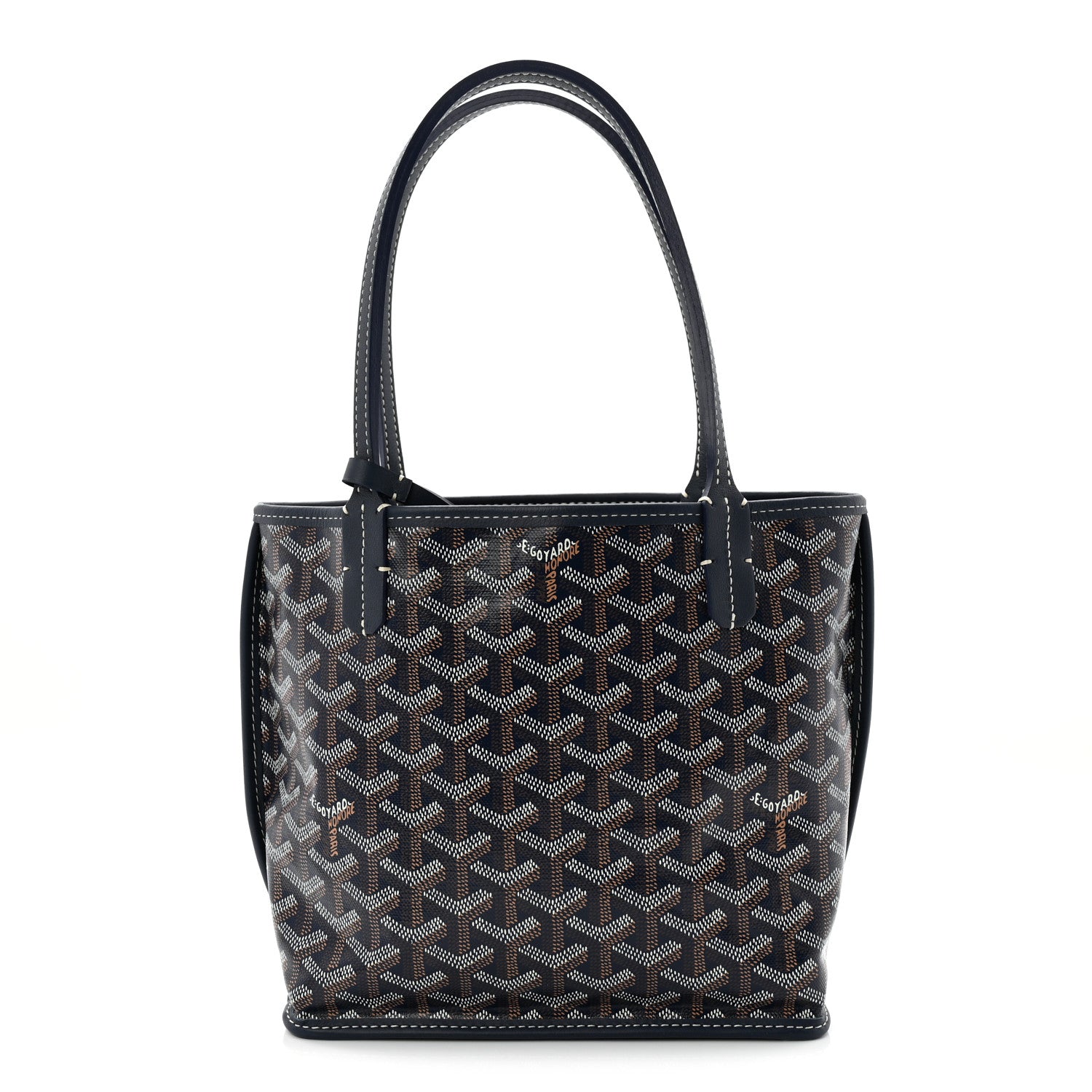Goyard Goyardine Reversible Mini Anjou Navy 1 of 18