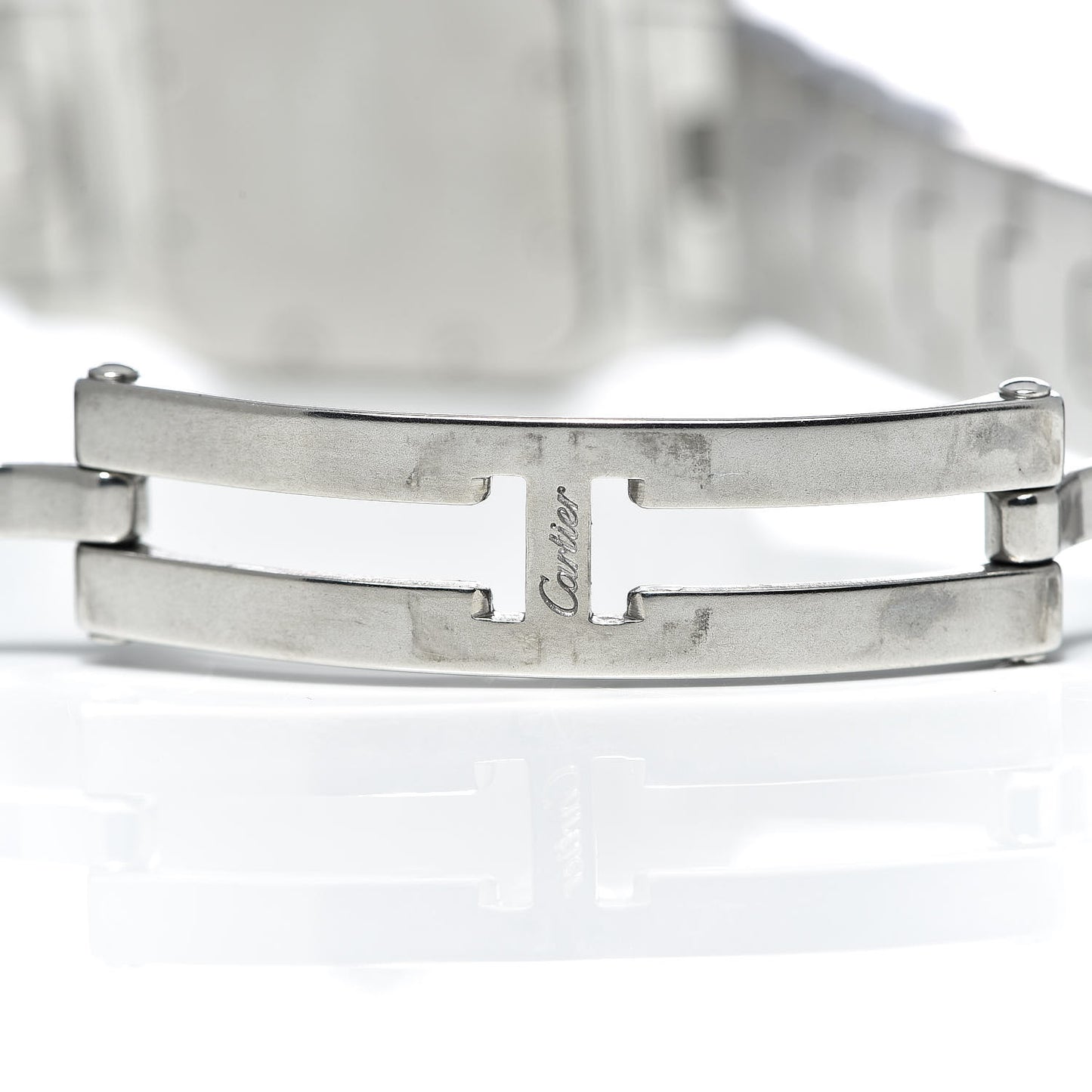 Stainless Steel 24mm Santos de Galbee Quartz Watch