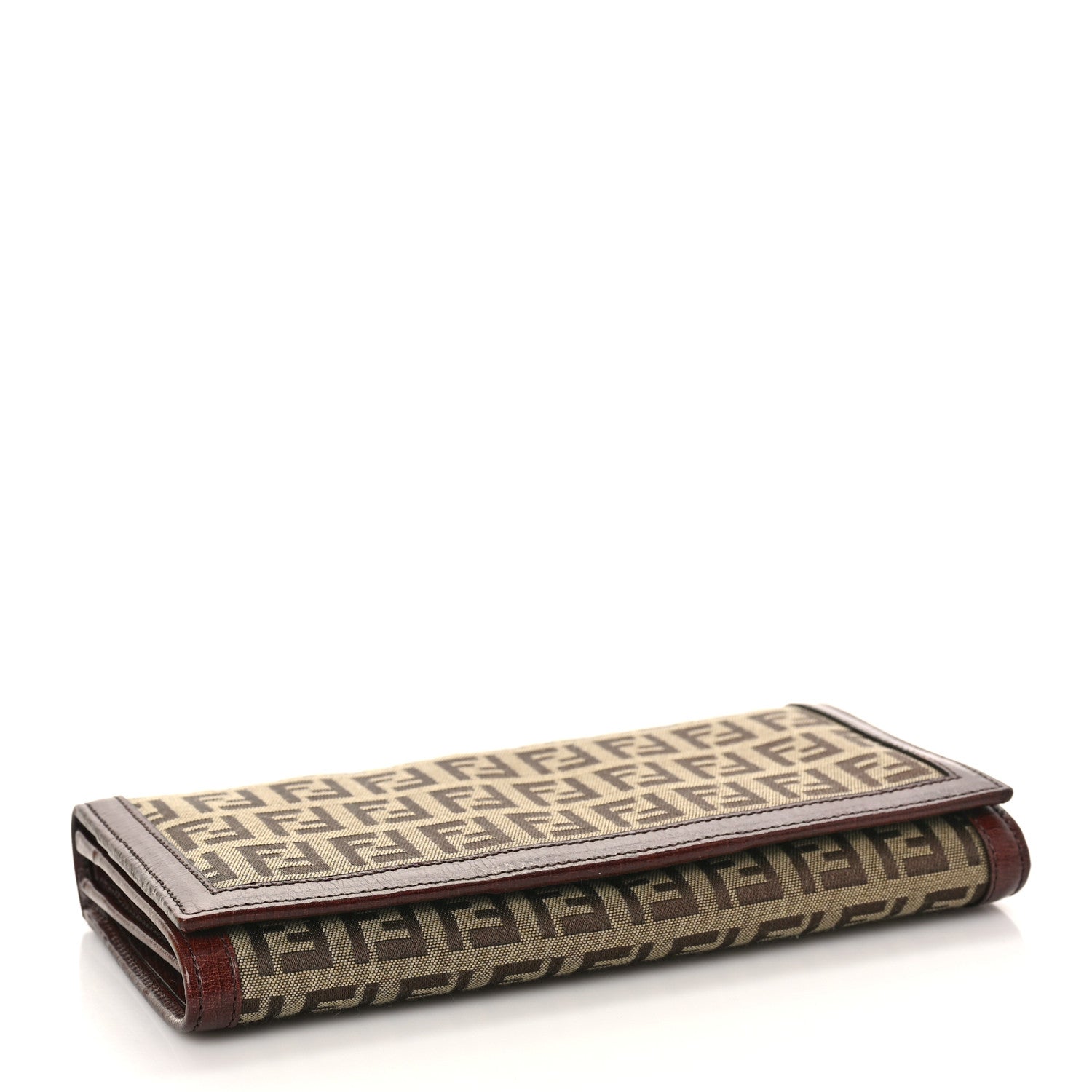 Fendi Zucchino Continental Wallet Brown 4 of 10
