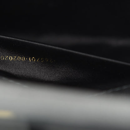 Saint Laurent Textured Calfskin Y Ligne Clutch Black 7 of 7