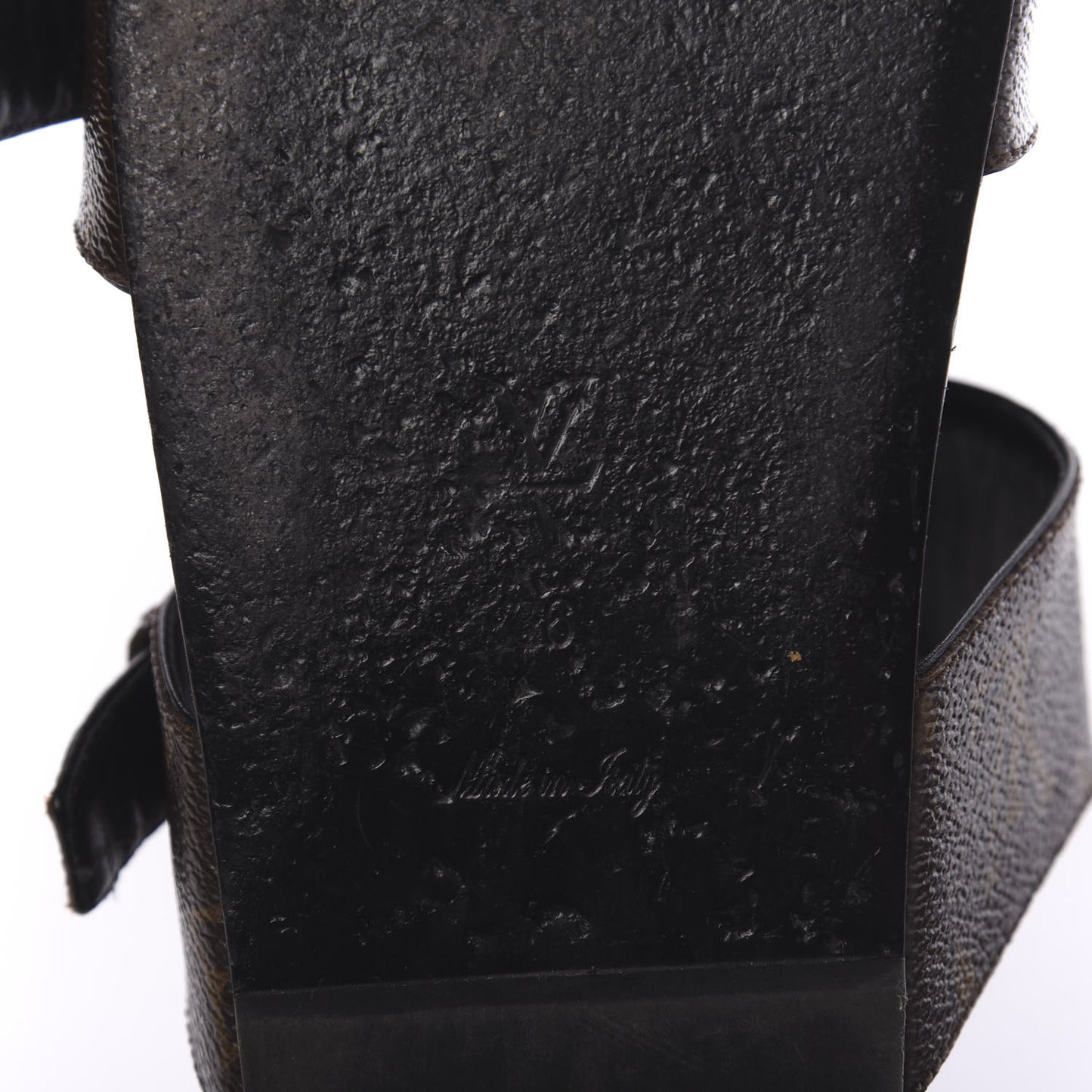 Monogram Bom Dia Mule Sandals 36 Black
