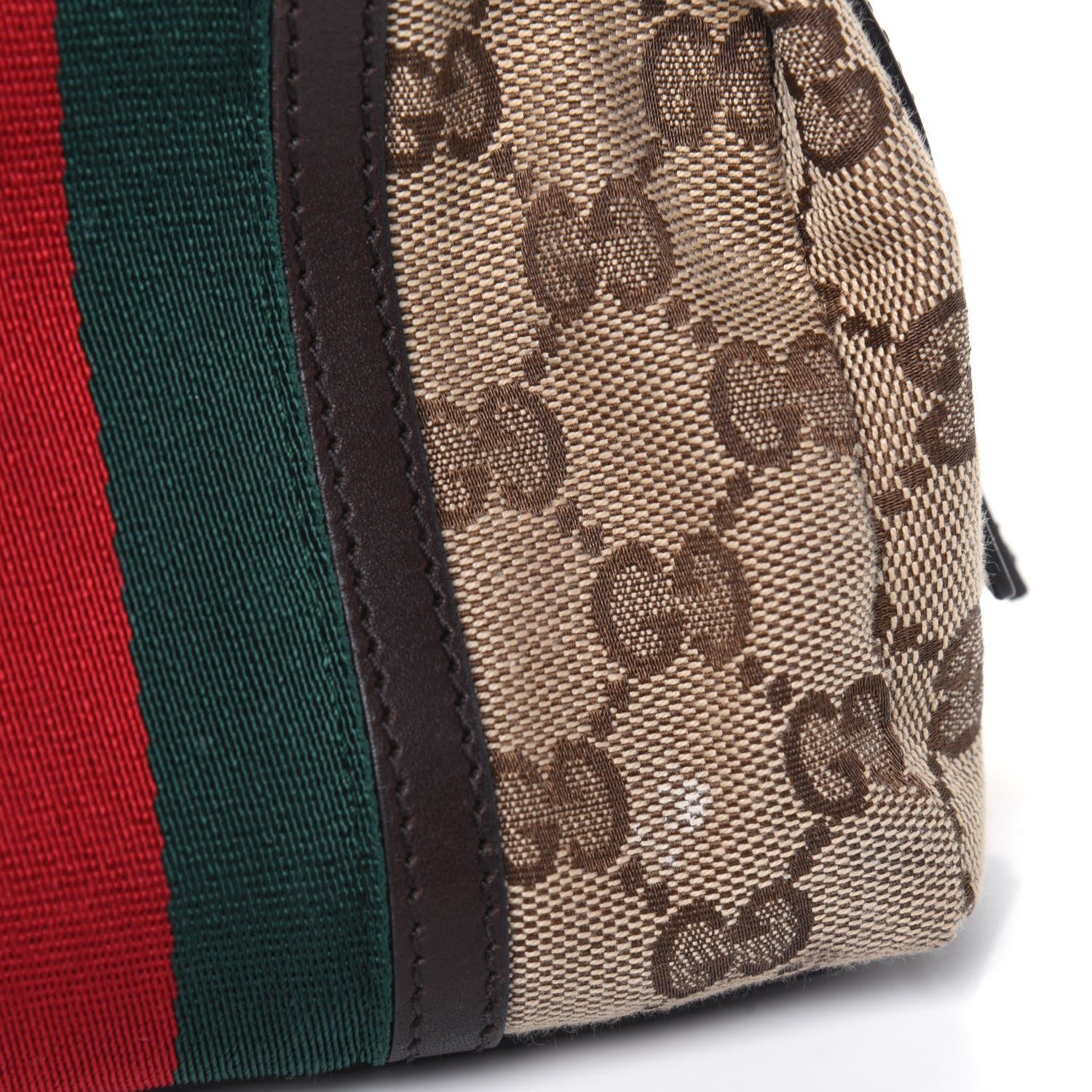 Gucci Monogram Web Small Cosmetic Case Dark Brown 14 of 17