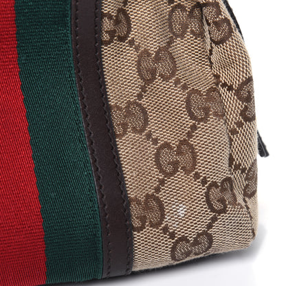 Gucci Monogram Web Small Cosmetic Case Dark Brown 14 of 17