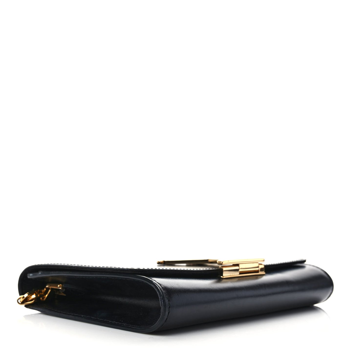Calfskin Chain Louise GM Black