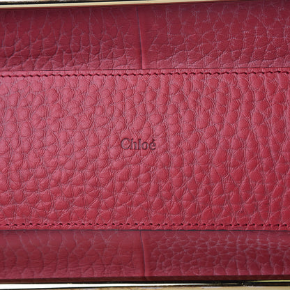 Chloe Grained Calfskin Medium Sally Flap Bag Red 11 of 12