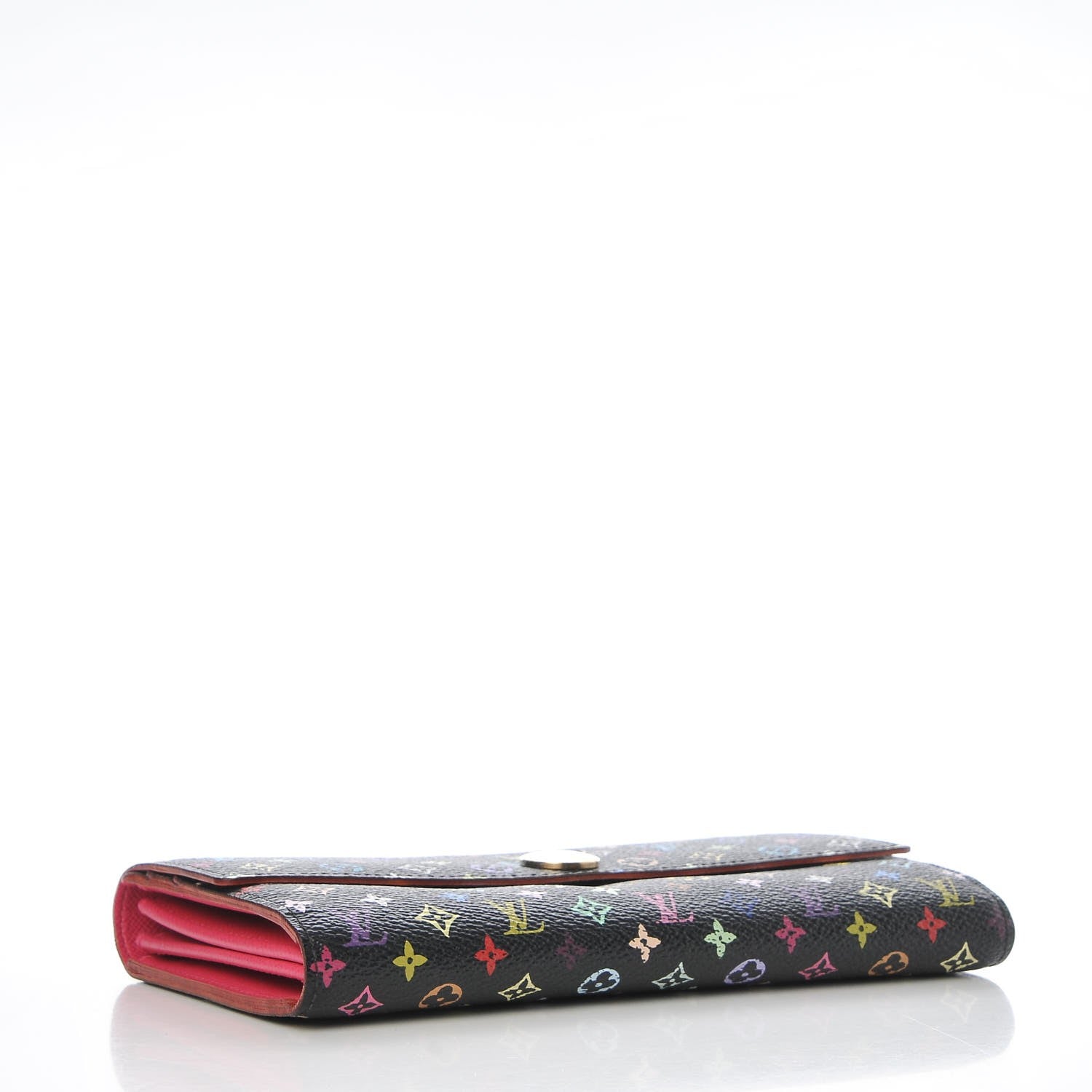 Louis Vuitton Monogram Multicolor Sarah Wallet Black Grenade 4 of 8
