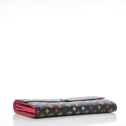 Louis Vuitton Monogram Multicolor Sarah Wallet Black Grenade 4 of 8
