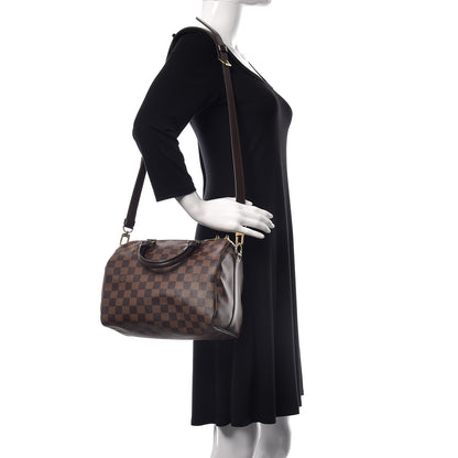 Louis Vuitton Damier Ebene Speedy Bandouliere 25 2 of 9