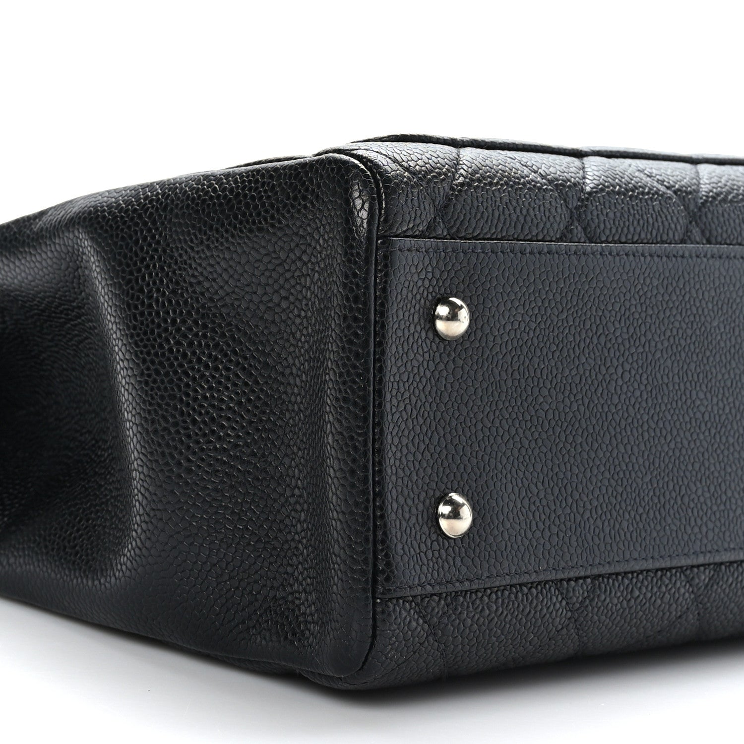 Chanel Caviar Quilted CC Shoulder Bag Black 8 of 9