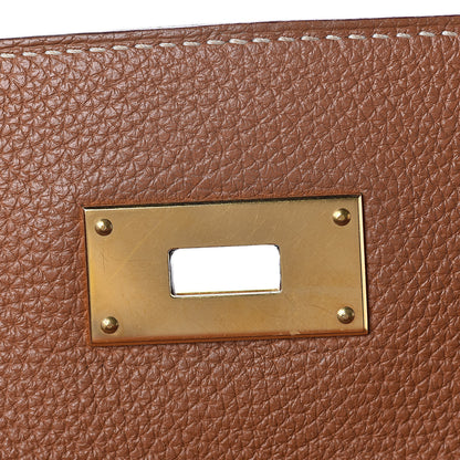Hermes Togo Kelly Retourne 40 Gold 14 of 39