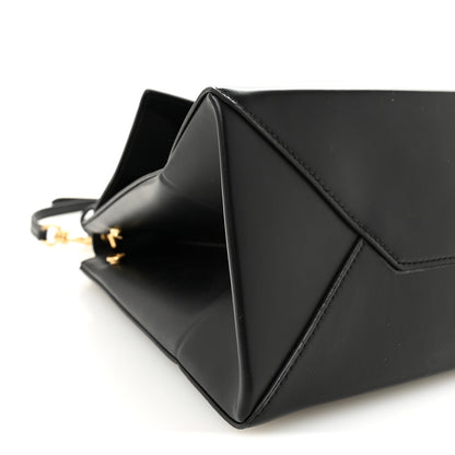 Balenciaga Natural Smooth Calfskin Medium Nano Top Handle Handbag Black 8 of 9