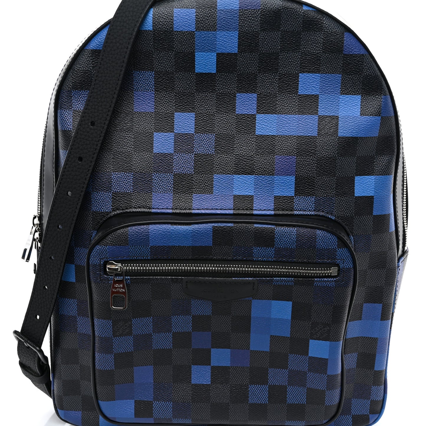 Damier Graphite Pixel Josh Backpack Blue