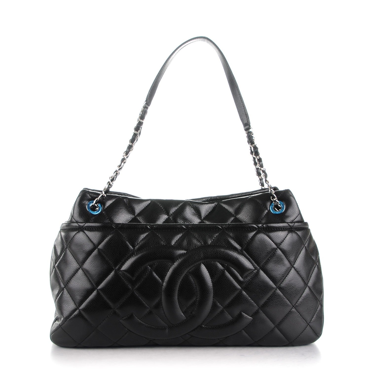 Chanel Caviar Quilted Timeless CC Soft Tote Black 1 of 7