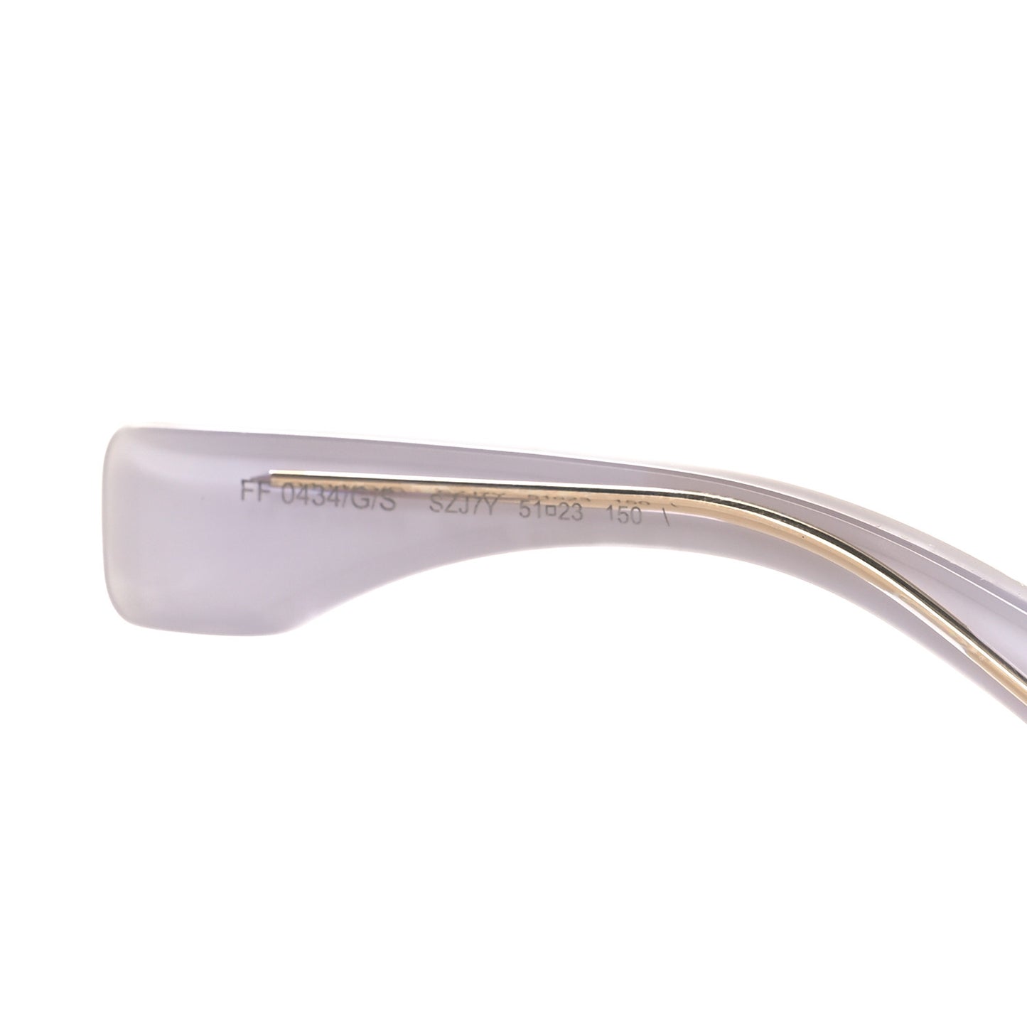 Acetate FF Sunglasses FF 0434/G/S White Gold