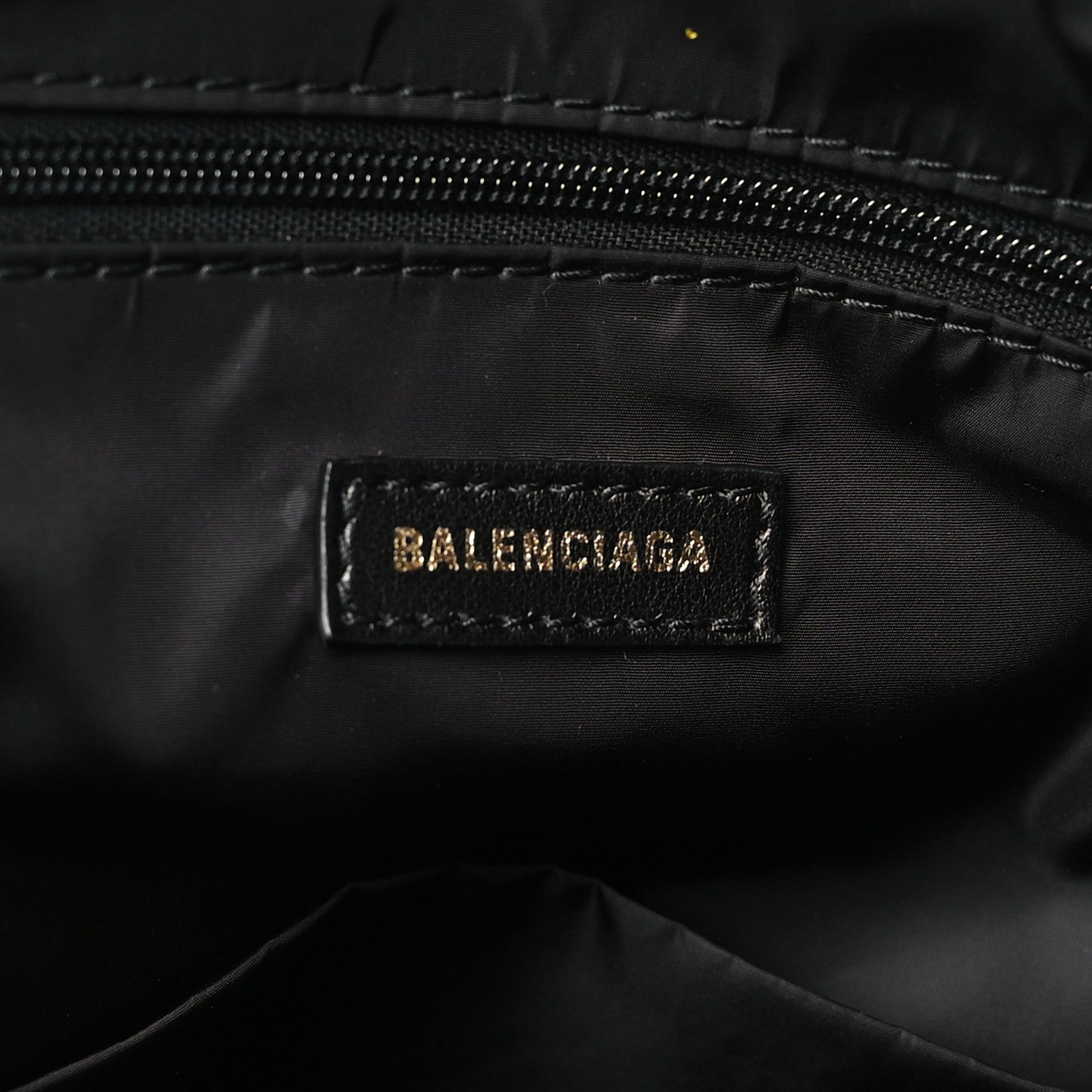 Balenciaga Sport Nylon Logo Embroidered S Wheel Backpack Black 6 of 8