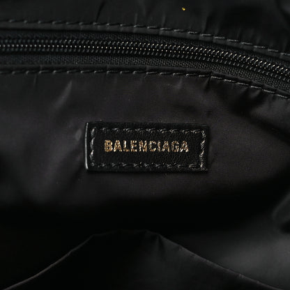 Balenciaga Sport Nylon Logo Embroidered S Wheel Backpack Black 6 of 8