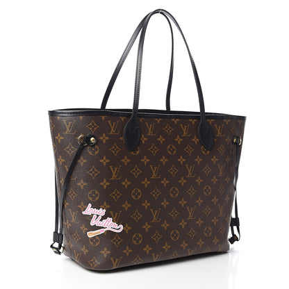 Louis Vuitton Monogram My LV World Tour Neverfull MM 3 of 9