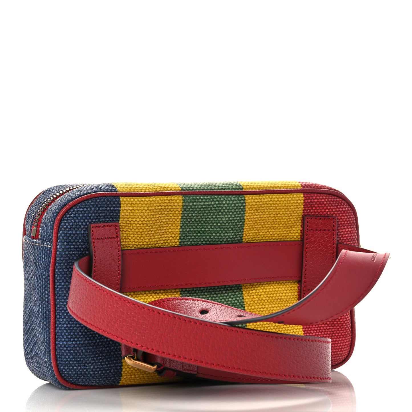 Canvas Marley Stripe Script Logo Gucci 100 Belt Bag Multicolor