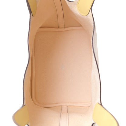 Hermes Taurillon Clemence Swift Eclat Picotin Lock 22 MM Nata Jaune Poussin 4 of 4
