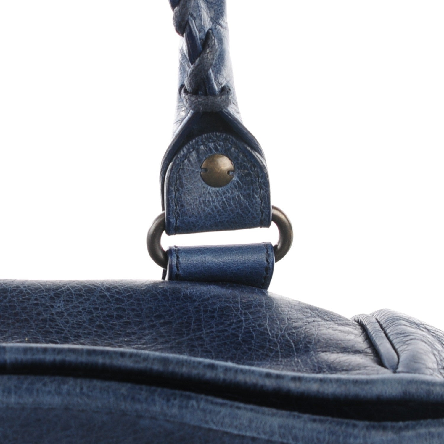 Balenciaga Agneau Classic Hardware S Sunday Tote Bleu Roi 5 of 10