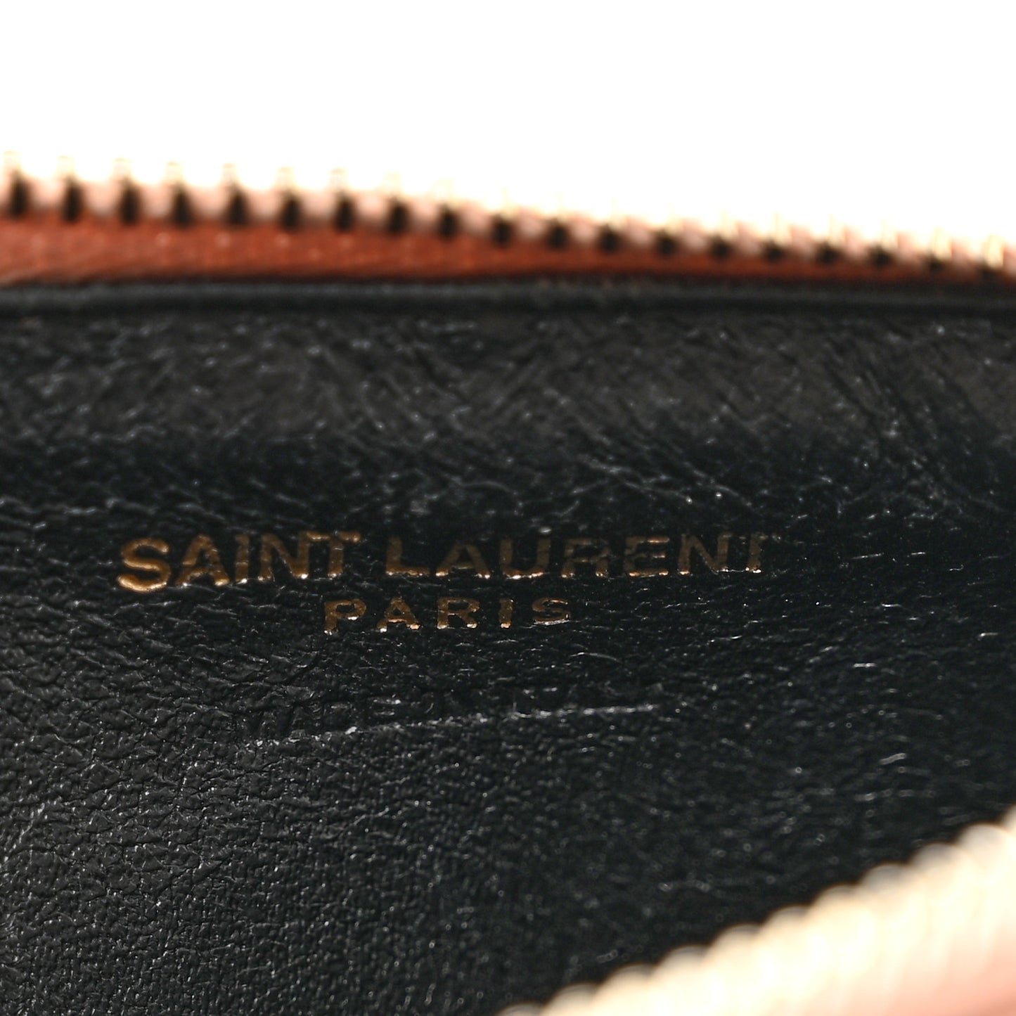 Grain De Poudre Matelasse Chevron Monogram Fragments Zippered Card Case Nude Powder