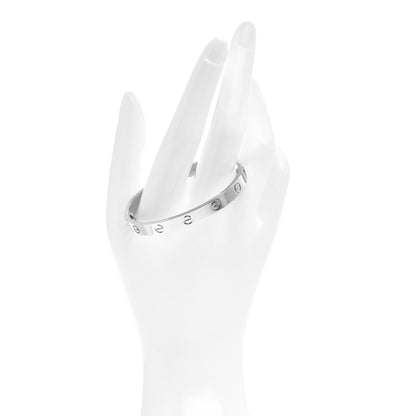 Cartier 18K White Gold LOVE Bracelet 16 3 of 6