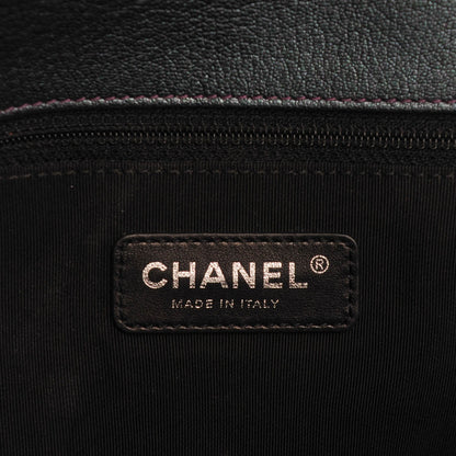 Chanel Iridescent Goatskin Quilted New Medium Boy Flap Purple 7 of 8