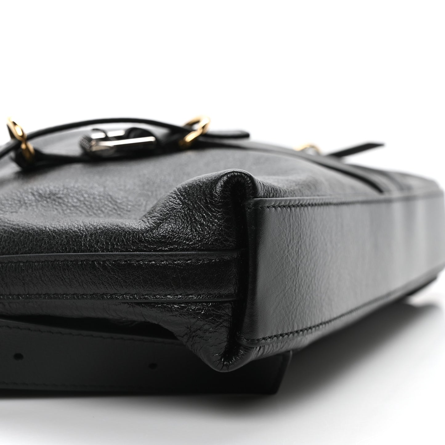 Calfskin Medium Voyou Bag Black