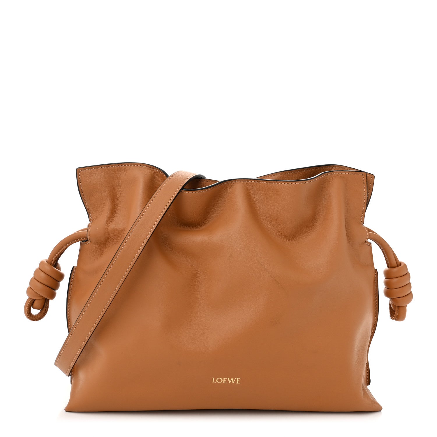 Loewe Nappa Medium Flamenco Knot Bag Warm Desert 1 of 10