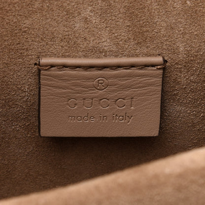 Gucci GG Supreme Monogram Suede Crystal Small Dionysus Shoulder Bag Beige Ebony Taupe 6 of 10