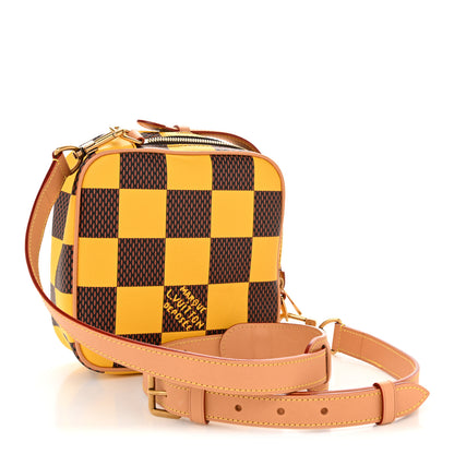 Louis Vuitton Damier Pop Chess Messenger Jaune Mat 3 of 15