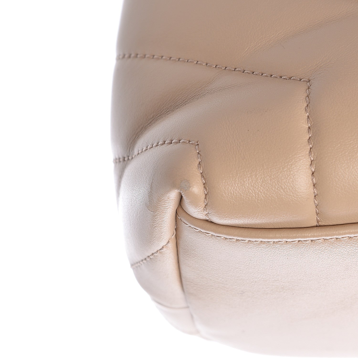 Saint Laurent Calfskin Y Quilted Monogram Medium Loulou Chain Satchel Nude Powder 15 of 15