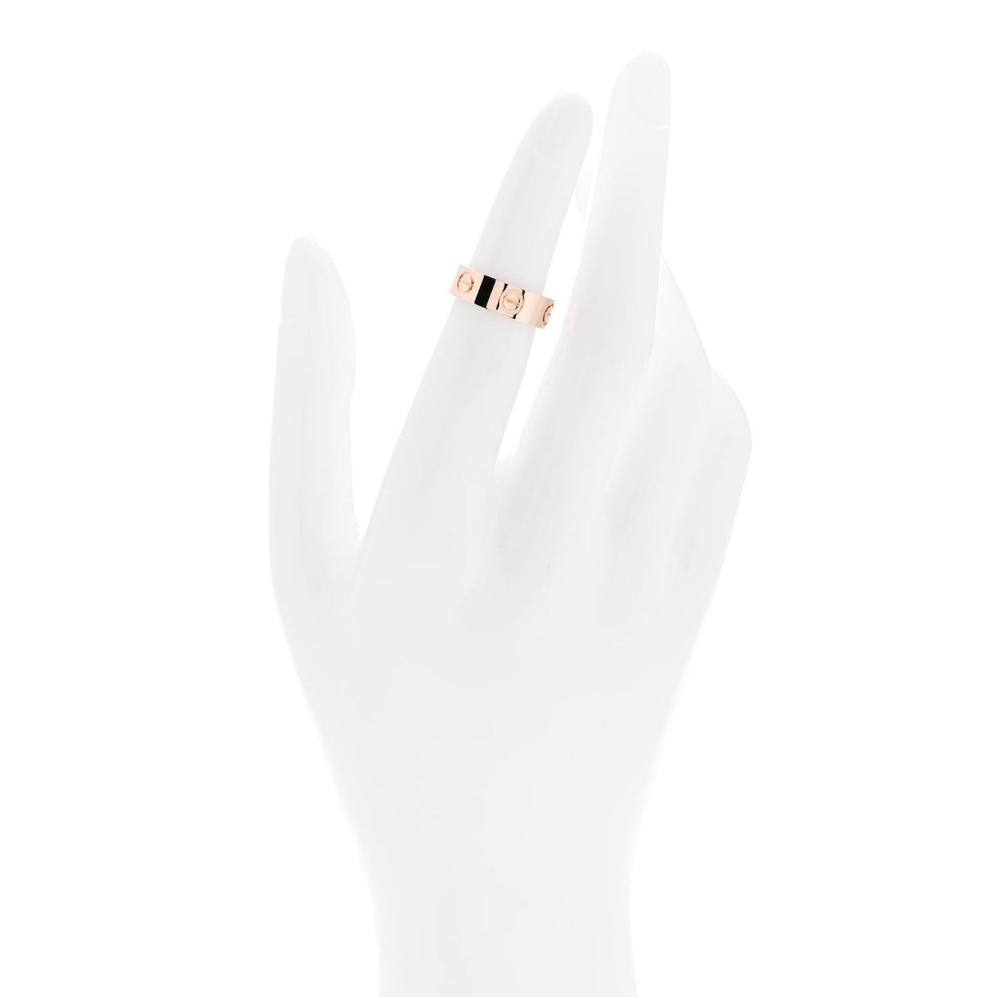 18K Pink Gold 5.5mm LOVE Ring 48 4.5