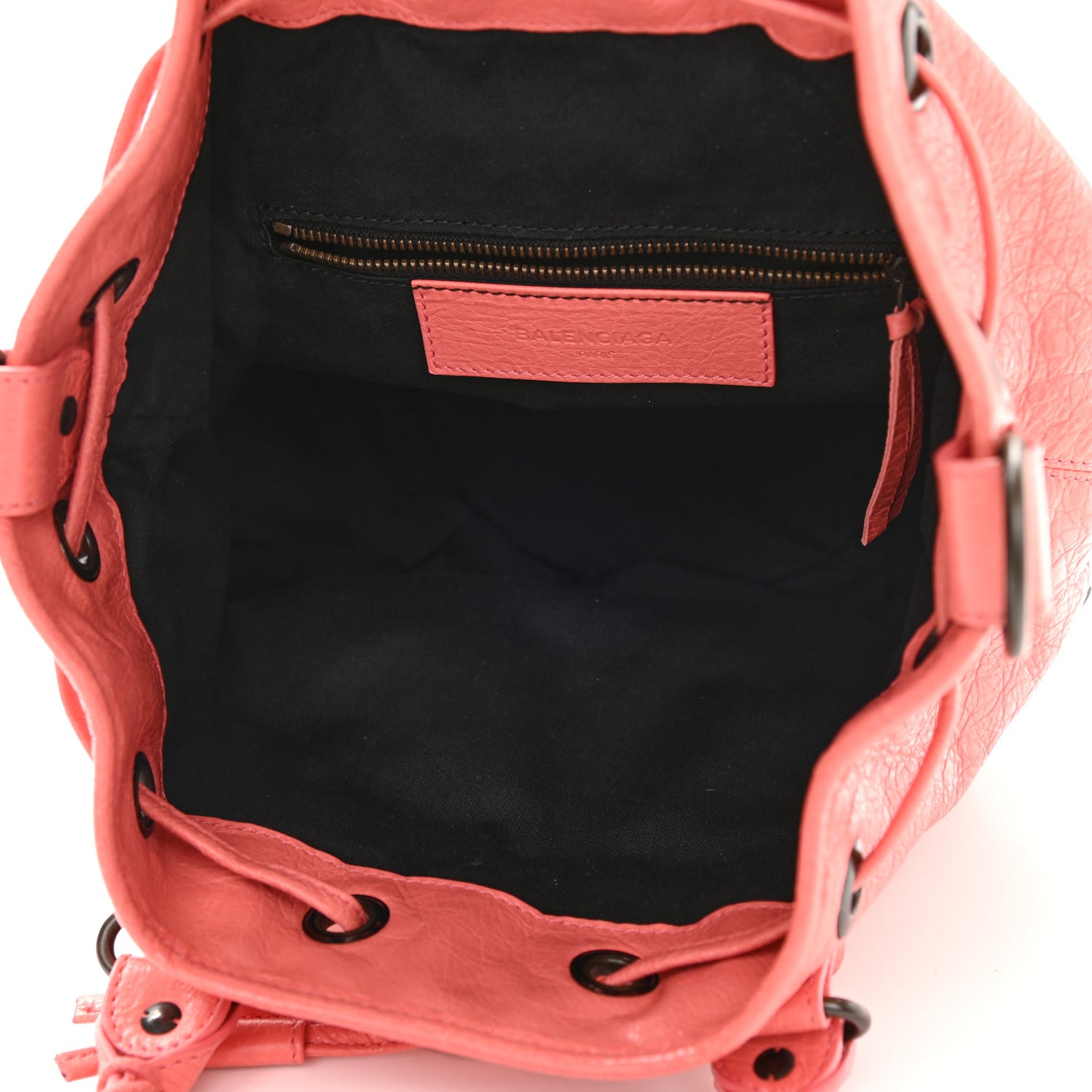 Agneau Classic Hardware Mini Pompon Rose Azalee