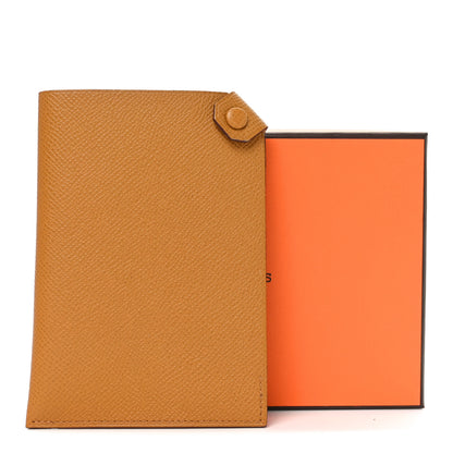 Hermes Epsom Tarmac PM Passport Holder Sesame 7 of 7