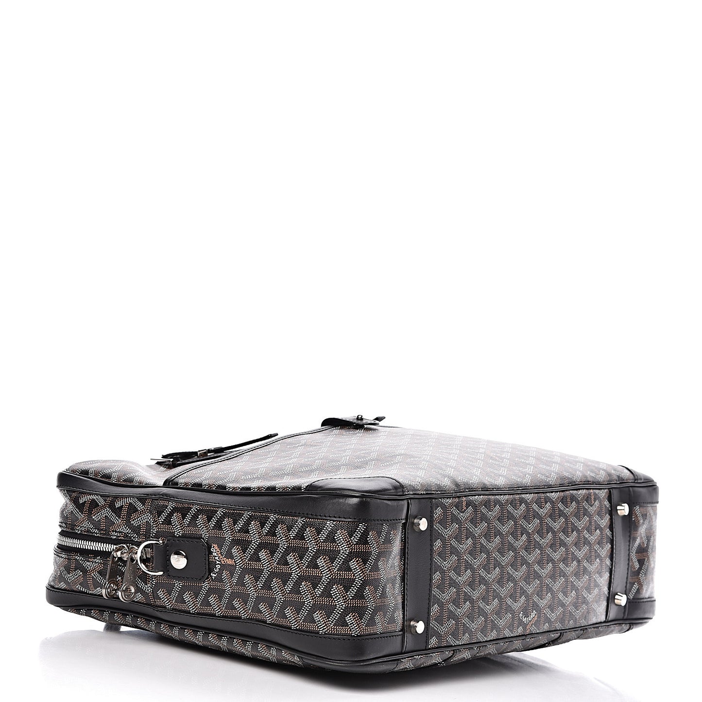 Goyardine Ambassade MM Briefcase Black