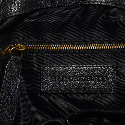 Burberry Buffalo Leather East West Tote Black 7 of 11