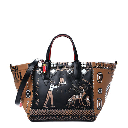 Christian Louboutin Calfskin Greekaba Small Tote Multicolor 1 of 9