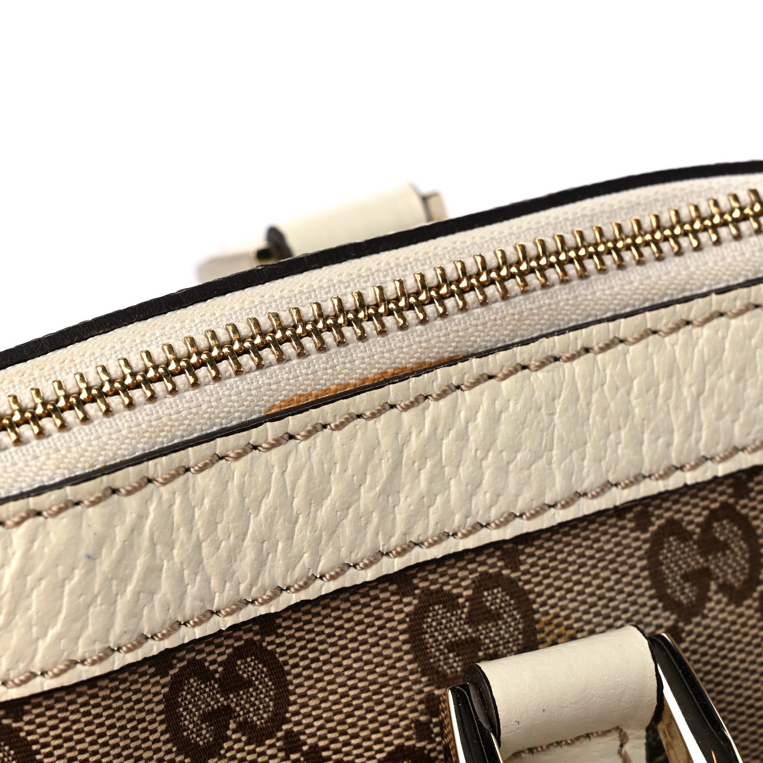 Gucci Monogram Medium Abbey Tote Off White 13 of 15