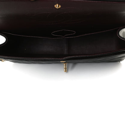 Chanel Caviar Quilted Jumbo Double Flap Black 5 of 17