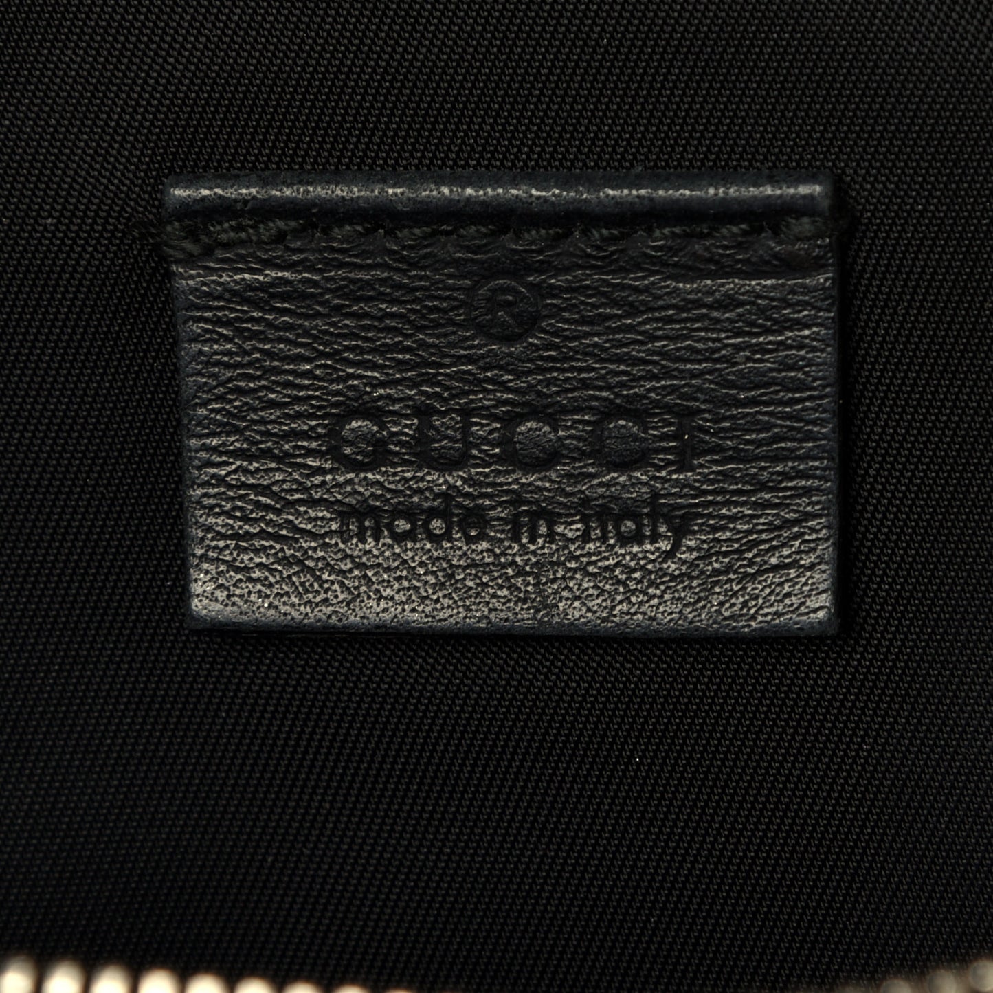 Guccissima Web Belt Bag Black