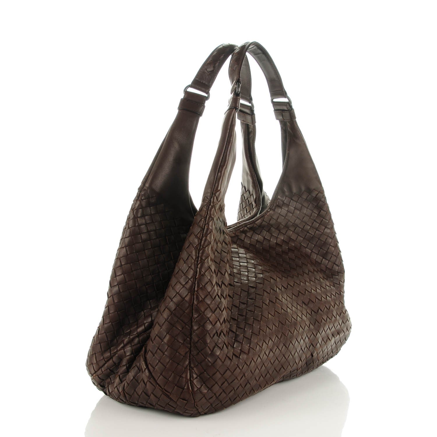 Bottega Veneta Nappa Intrecciato Large Campana Ebano 3 of 7