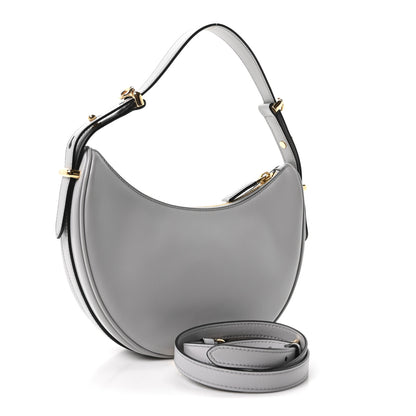 Prada Soft Calfskin Arque Shoulder Bag Ardesia 3 of 10