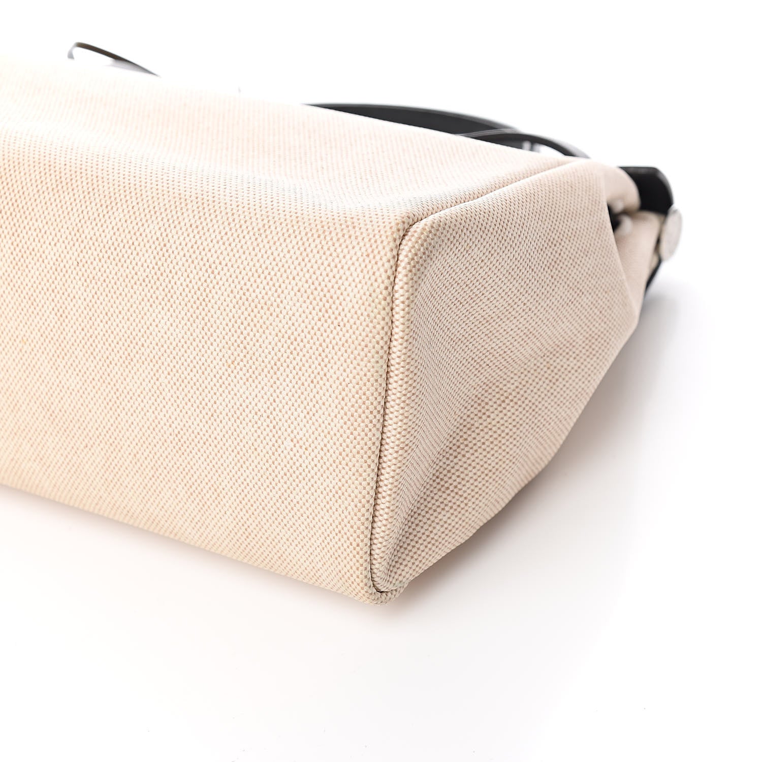 Hermes Toile Vache Calfskin Herbag 30 PM Natural Black 13 of 16