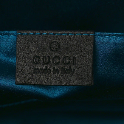Gucci Suede Patent Web GG Small Ophidia Dome Shoulder Bag Black 6 of 9