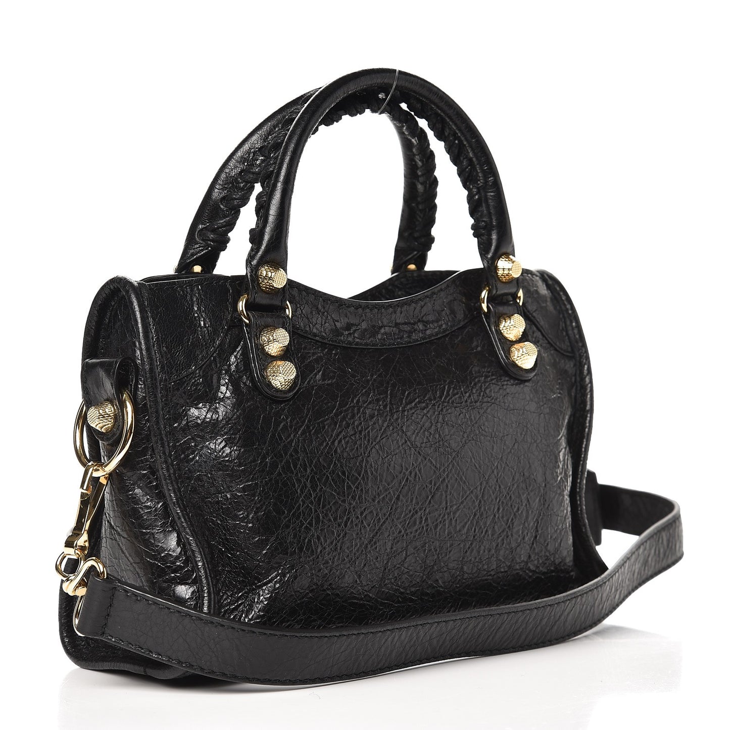 Agneau Giant 12 Gold Hardware Mini City Black