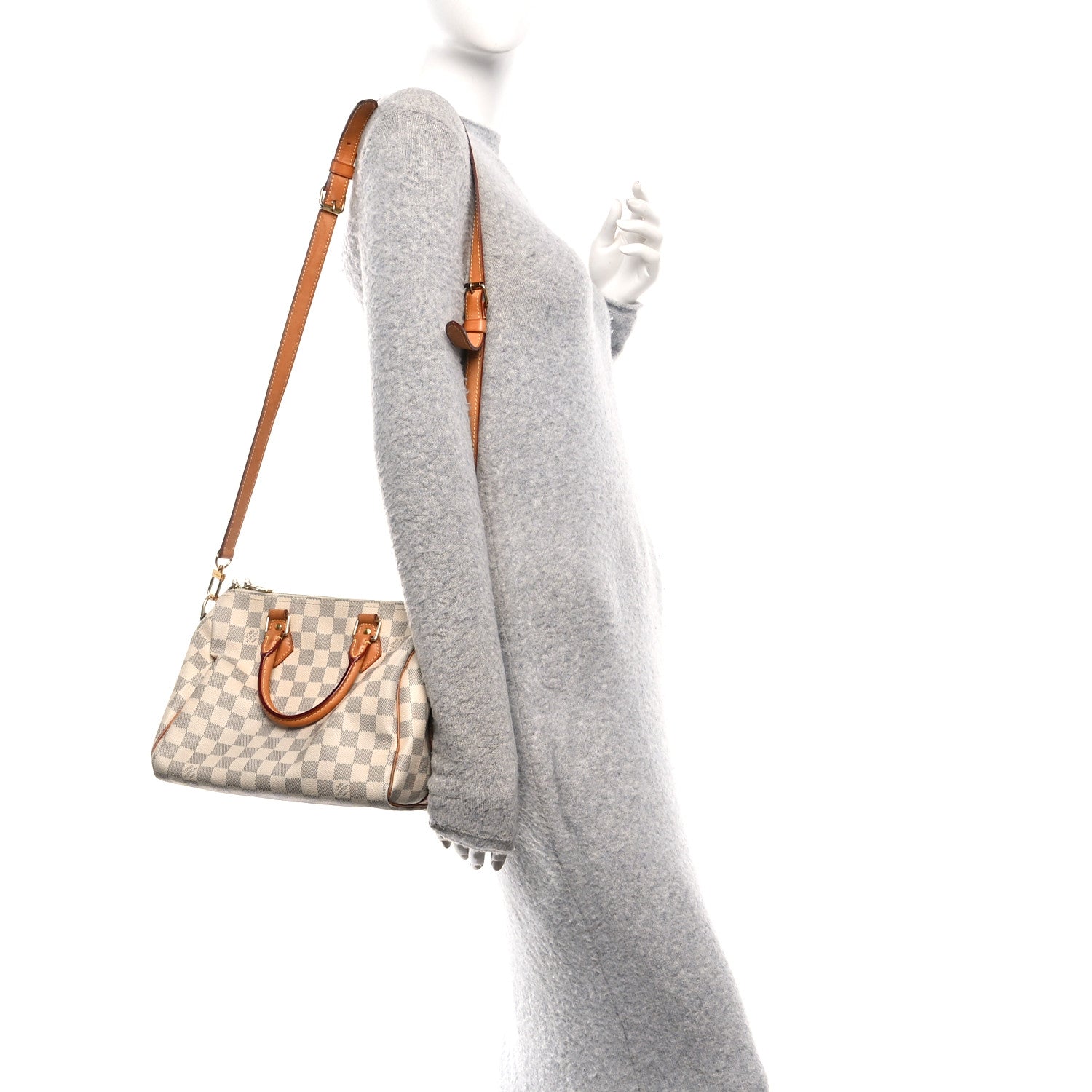 Louis Vuitton Damier Azur Speedy Bandouliere 25 2 of 10