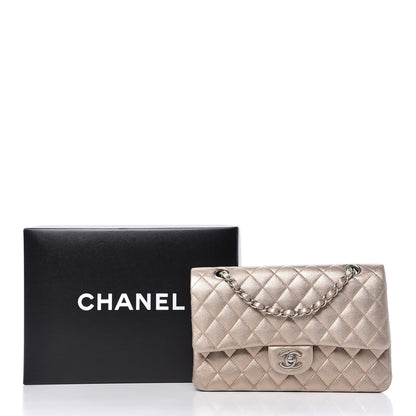 Chanel Metallic Lambskin Quilted Medium Double Flap Gold 10 of 10