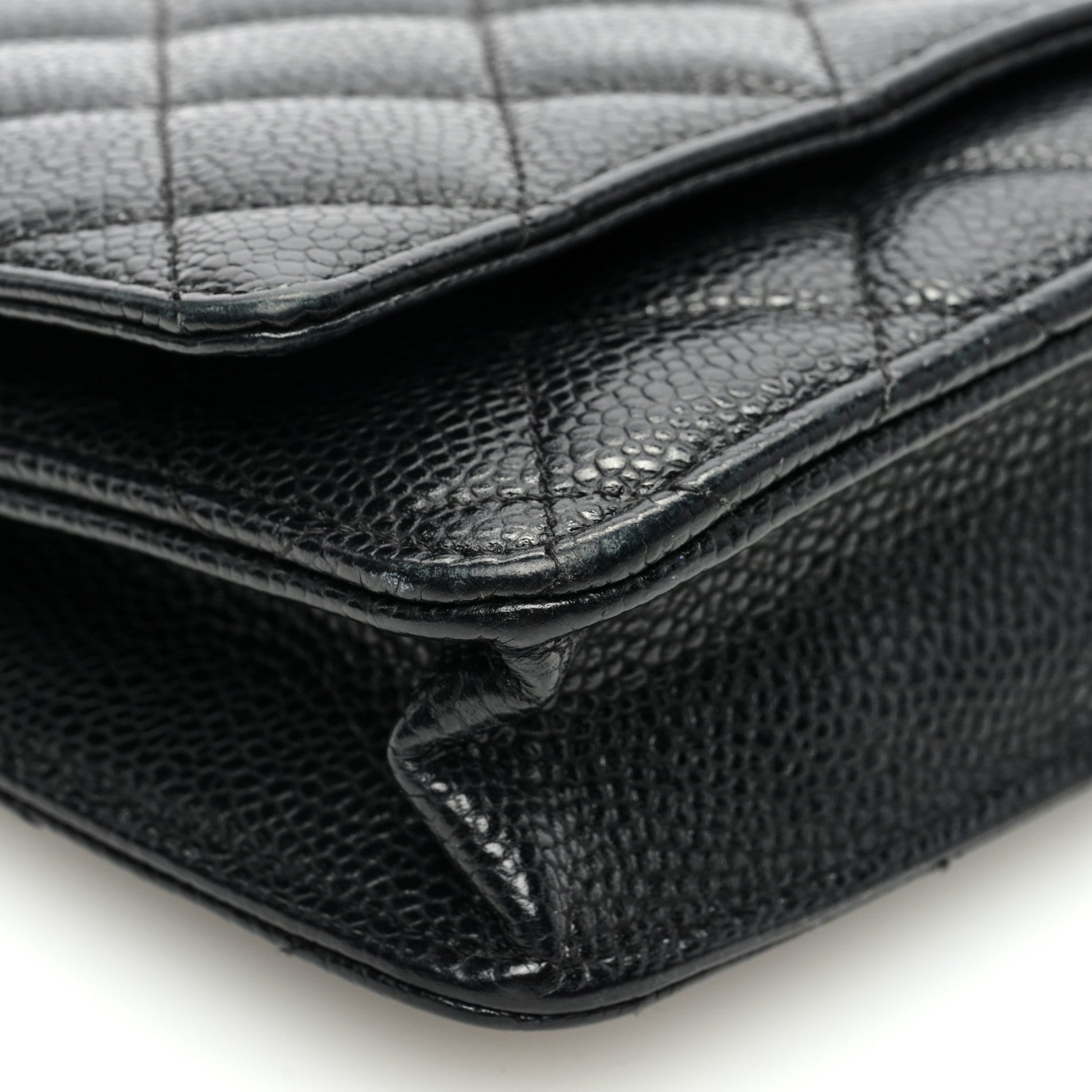 Chanel Caviar Quilted Wallet on Chain WOC Black 9 of 11